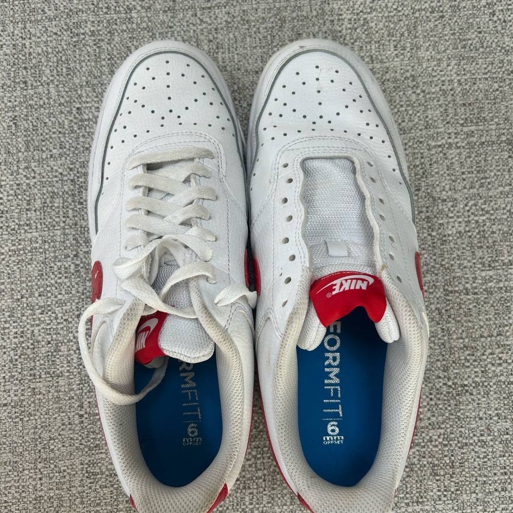 Nike Red and White Athletic Shoes - Picture 6 of 6